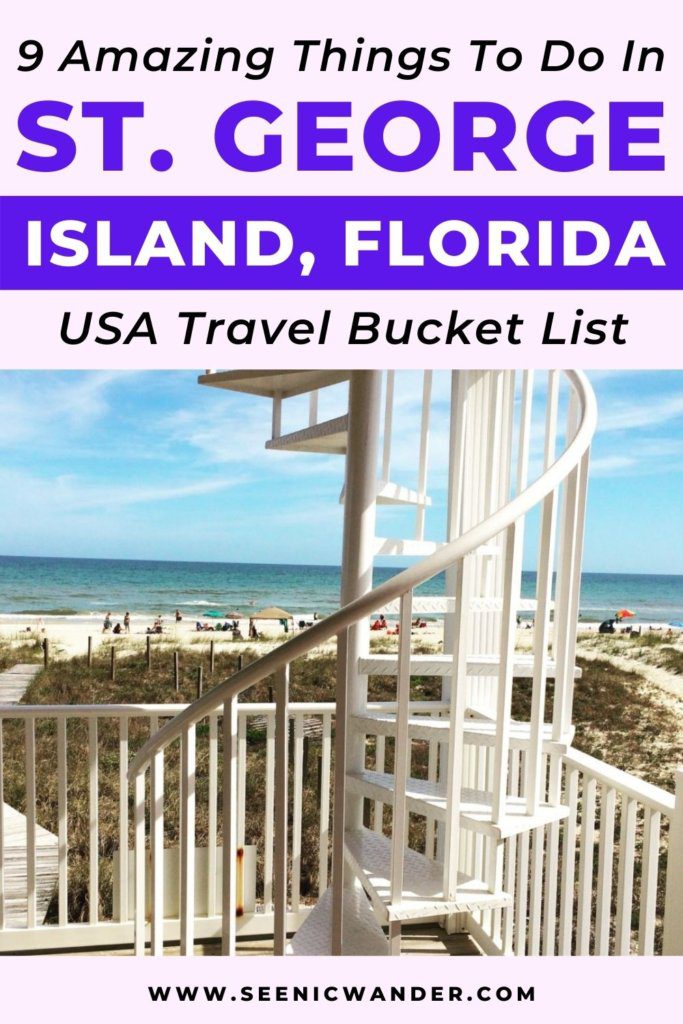 Things to do in St George Island Florida USA