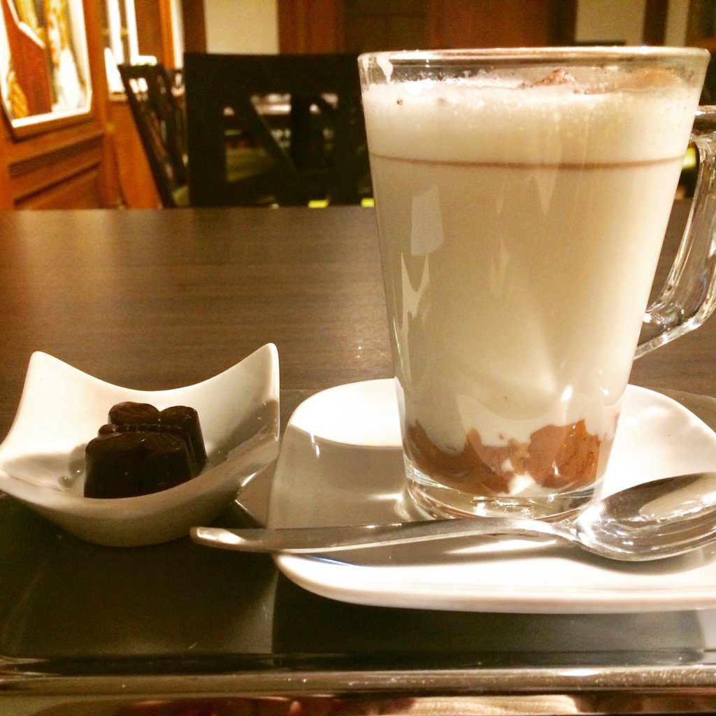Belgian Hot Chocolate with a side of chocolate