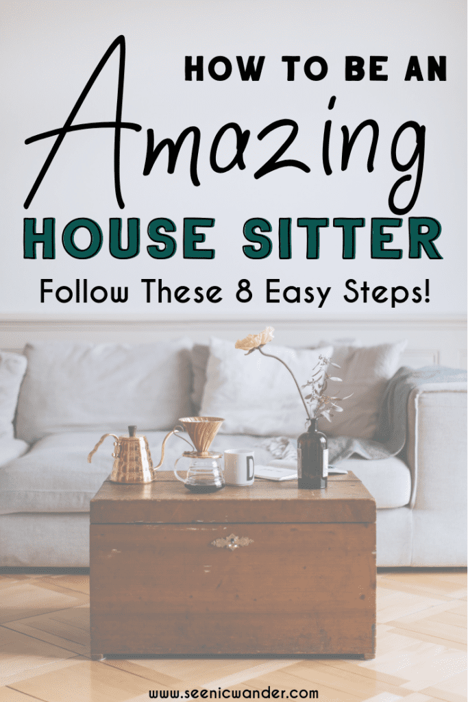 how to be an amazing house sitter, how to get five star reviews on trusted house sitters