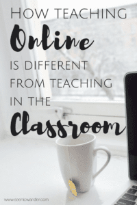 How teaching online is different from teaching in the classroom
