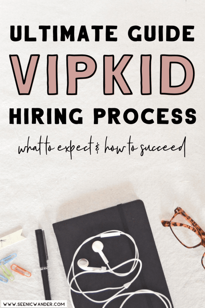 VIPKID hiring process and application 
