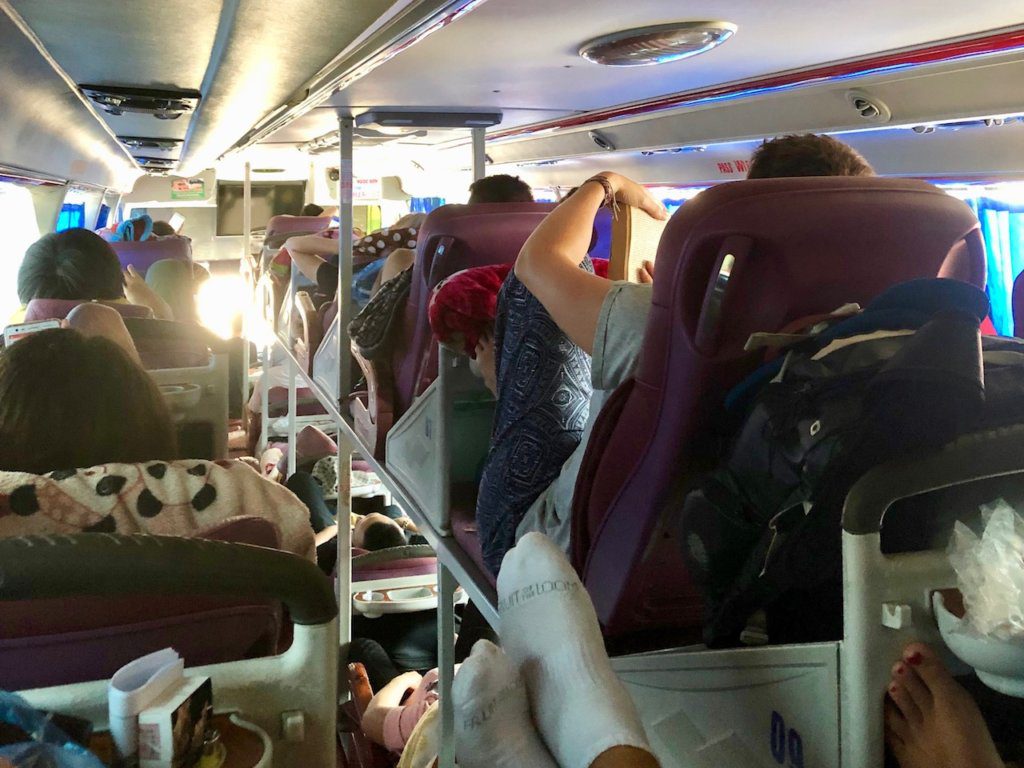Sleeper bus from Hanoi to Ha Giang