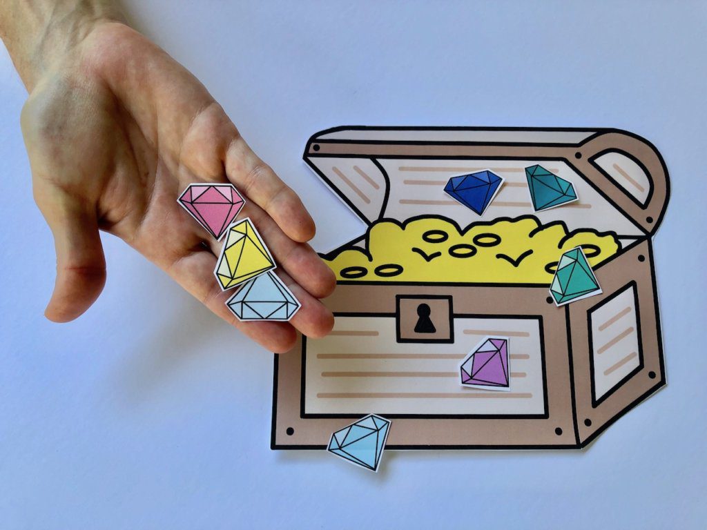 Vipkid Printable Props - Treasure chest Reward System
