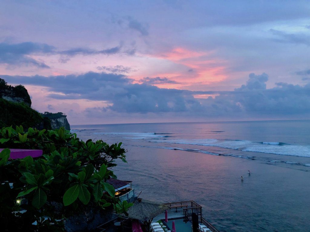 Watch the sunset, one of the most fun things to do in Uluwatu Bali Indonesia