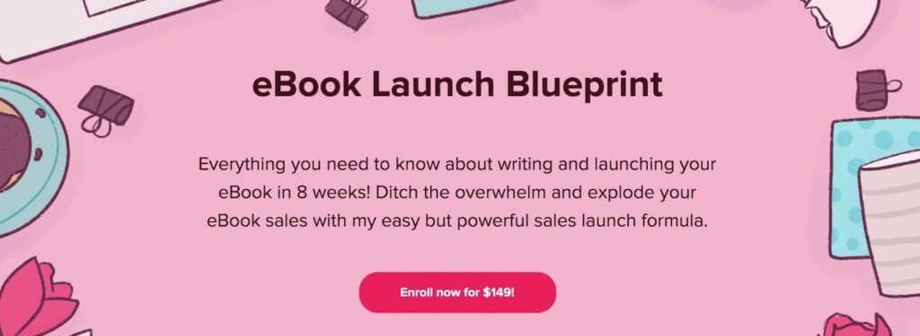 ebook launch blueprint course for bloggers