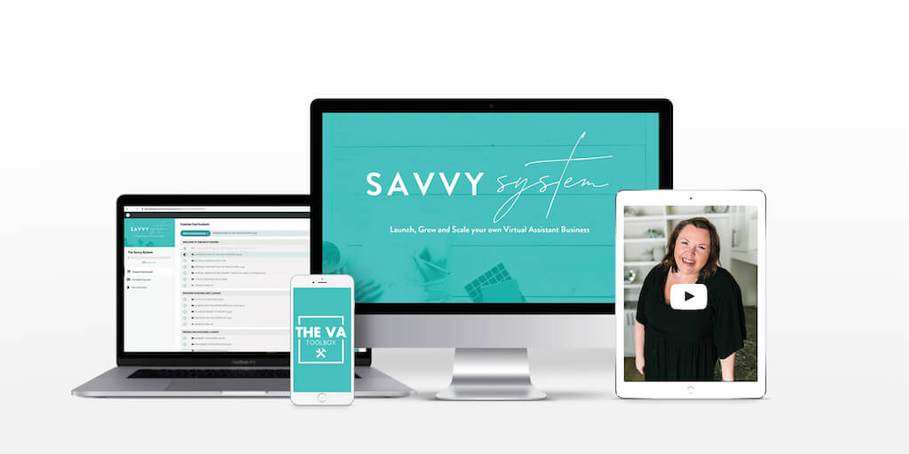 What's included in the Savvy System by Virtual Savvy course