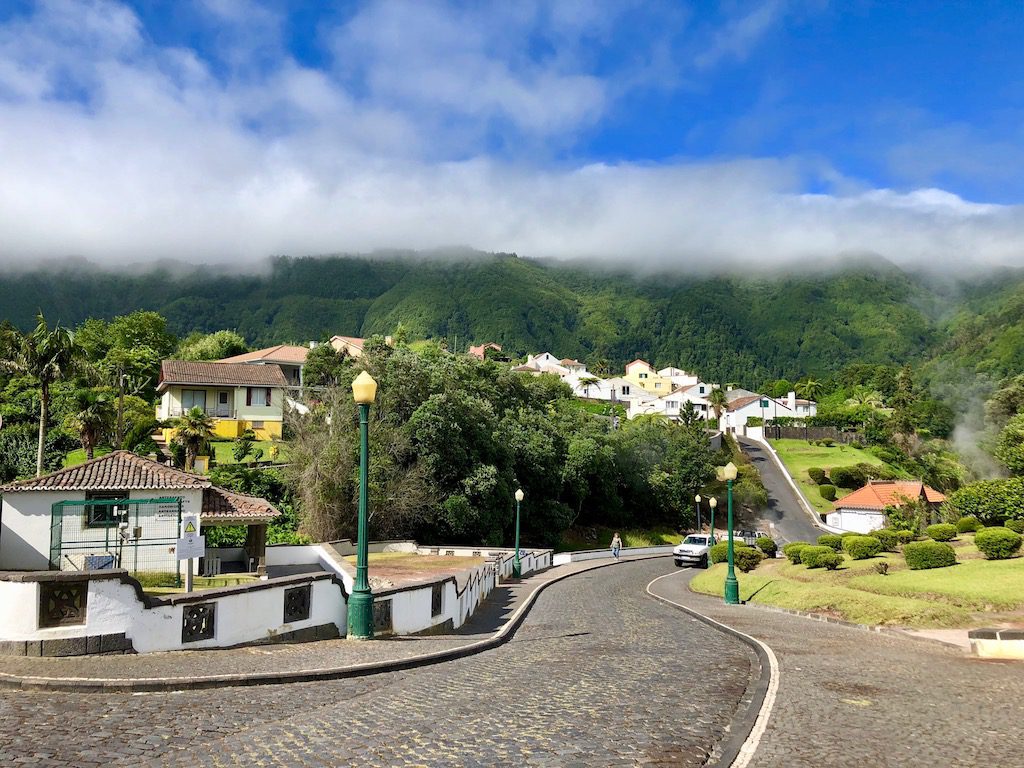 Furnas Town in Sao Miguel Azores