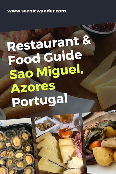 Restaurant and food guide to sao miguel Azores Portugal 