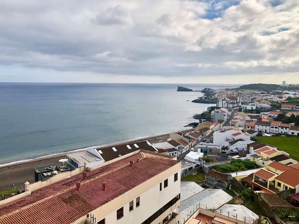 View from our apartment near Ponta Delgada
