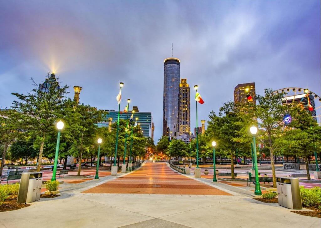 Downtown Atlanta GA, image via deposit photos