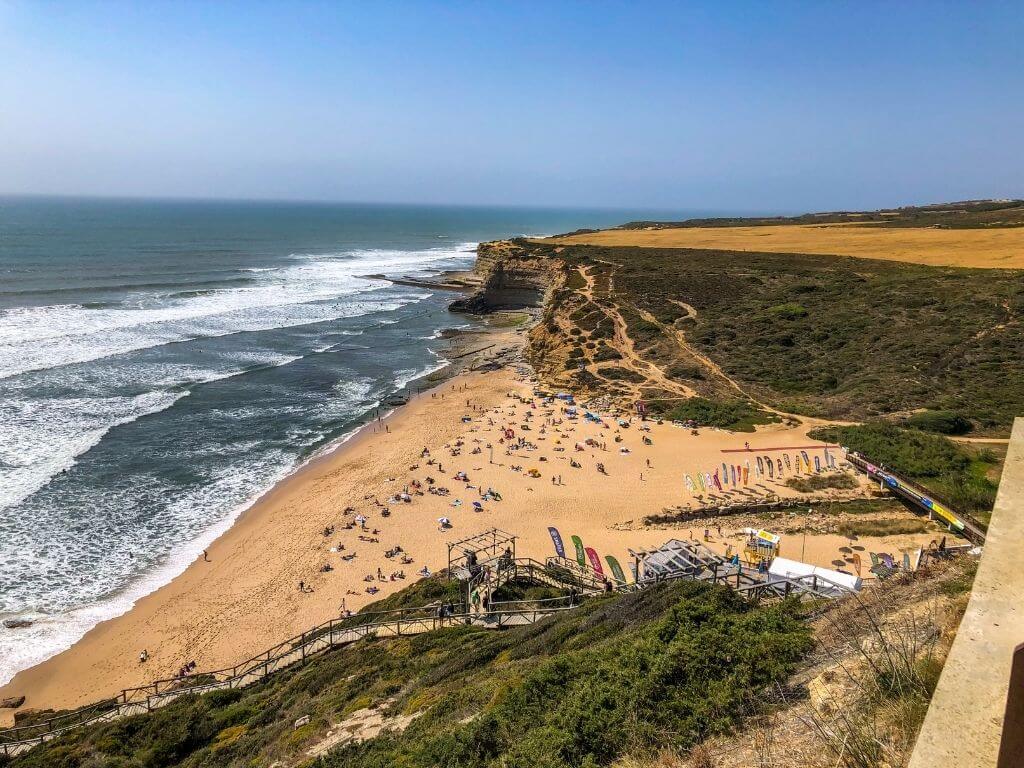 Visit Ribeira d'ilhas beach in Ericeira on your two weeks in Portugal