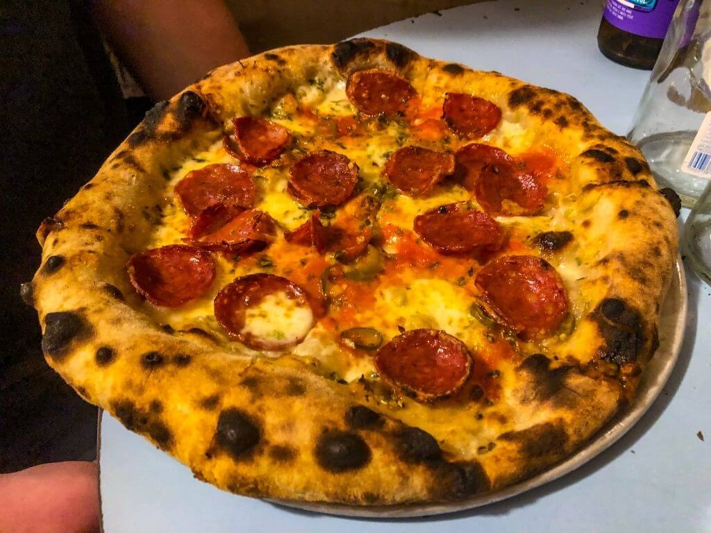 Pizza from Lupitas in Lisbon