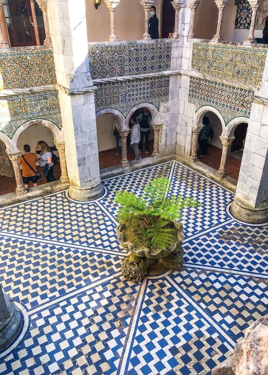 Inside Pena Palace of Sintra