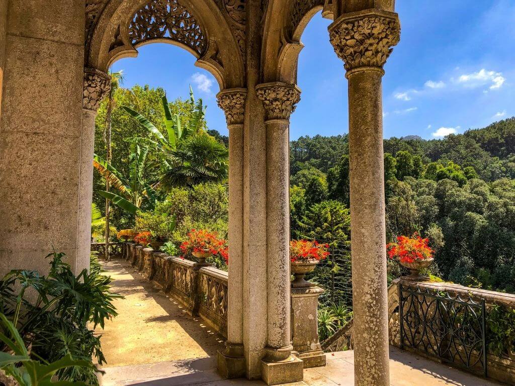 The gardens at Monserrat Palace