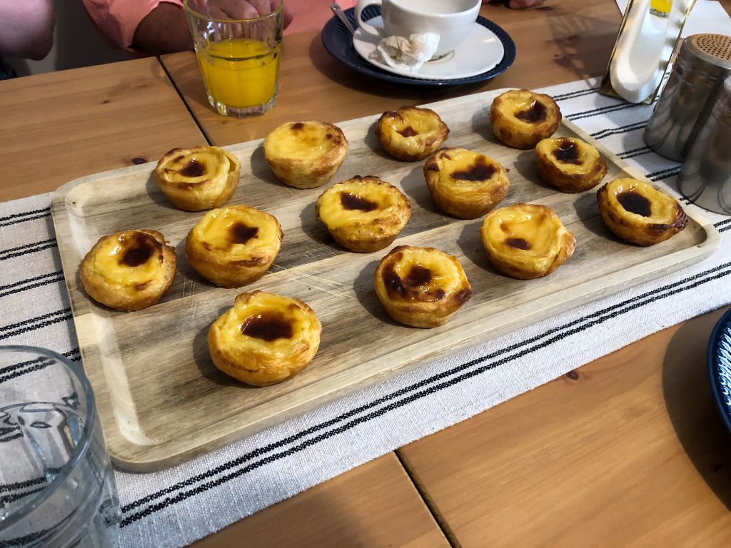 Home made pastel de natas in Porto