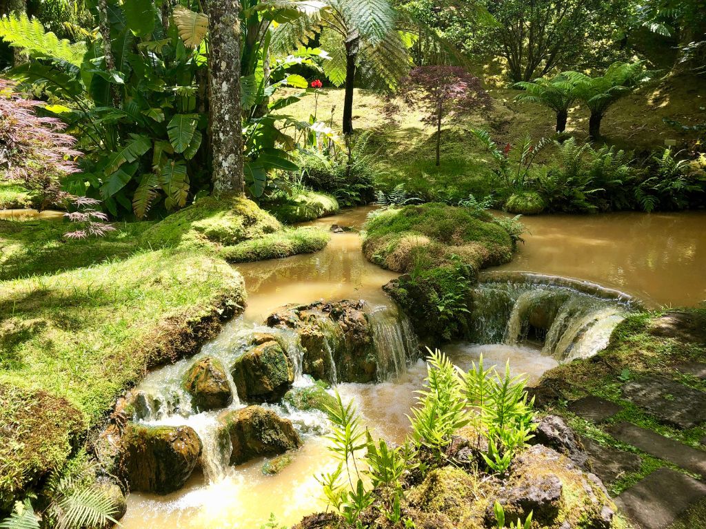 Terra Nostra Botanical Gardens in Furnas Azores